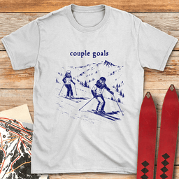 Couple Goals T Shirt Gift For Skier