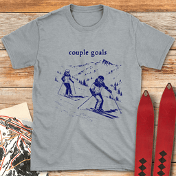 Couple Goals T Shirt Gift For Skier
