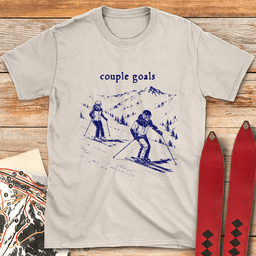 Couple Goals T Shirt Gift For Skier
