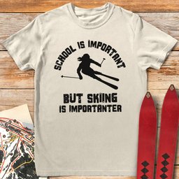Shreducation T Shirt Gift For Skier