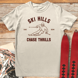 Chase Trills T Shirt Gift For Skier
