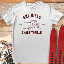 Chase Trills T Shirt Gift For Skier