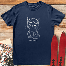 Not Today T Shirt Gift For Skier