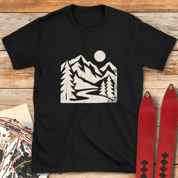 Groovy Scene T Shirt Gift For Skier