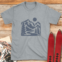 Groovy Scene T Shirt Gift For Skier