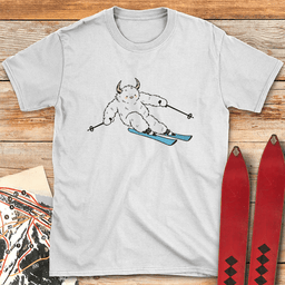 Lil Yeti Shredder T Shirt Gift For Skier