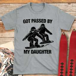 Passed By Daughter Snowboard T Shirt Gift For Snowboarder