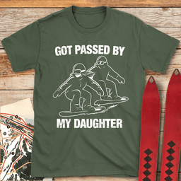 Passed By Daughter Snowboard T Shirt Gift For Snowboarder