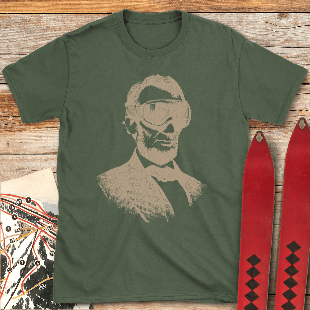 Lincoln Eyewear T Shirt Gift For Skier