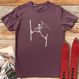 Dead Daffy T Shirt Gift For Skier