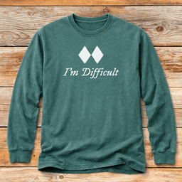 Im Difficult T Shirt Gift For Skier