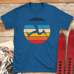 Retro Daffy T Shirt Gift For Skier