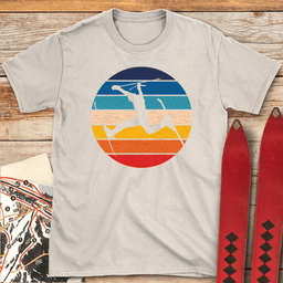 Retro Daffy T Shirt Gift For Skier