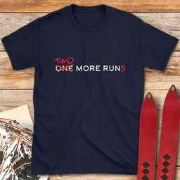 Never Call Last Run T Shirt Gift For Skier