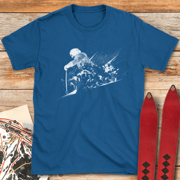 Power Powder Skier T Shirt Gift For Skier