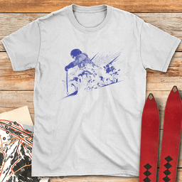 Power Powder Skier T Shirt Gift For Skier
