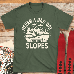No Bad Days T Shirt Gift For Skier