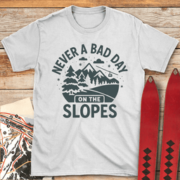 No Bad Days T Shirt Gift For Skier