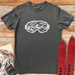 Groovy Goggles T Shirt Gift For Skier