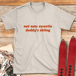 Not Now Sweetie T Shirt Gift For Skier