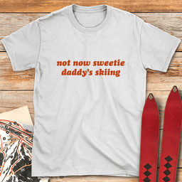 Not Now Sweetie T Shirt Gift For Skier
