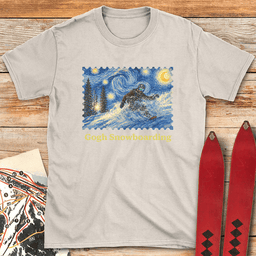 Gogh Snowboard T Shirt Gift For Snowboarder