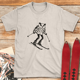 Owl Legs T Shirt Gift For Skier