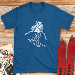 Owl Legs T Shirt Gift For Skier