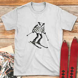 Owl Legs T Shirt Gift For Skier