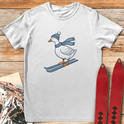 Goose Ski T Shirt Gift For Skier