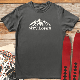Mtn Lover T Shirt Gift For Skier