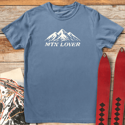 Mtn Lover T Shirt Gift For Skier