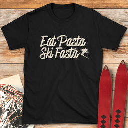 Eat Pasta Ski Fasta T Shirt Gift For Skier