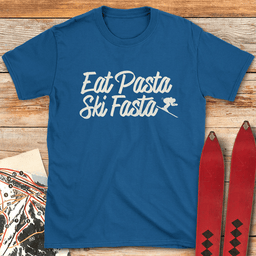 Eat Pasta Ski Fasta T Shirt Gift For Skier