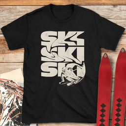 Liquid Carve T Shirt Gift For Skier