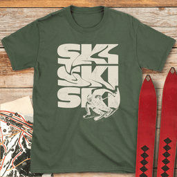 Liquid Carve T Shirt Gift For Skier