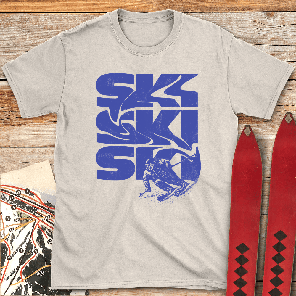 Liquid Carve T Shirt Gift For Skier