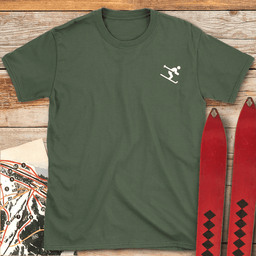 Pocket Tuck T Shirt Gift For Skier