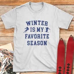 Favorite Season Ski T Shirt Gift For Skier