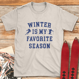 Favorite Season Ski T Shirt Gift For Skier
