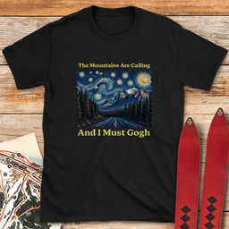 I Must Gogh T Shirt Gift For Skier