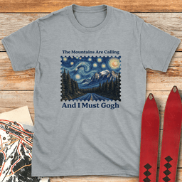 I Must Gogh T Shirt Gift For Skier