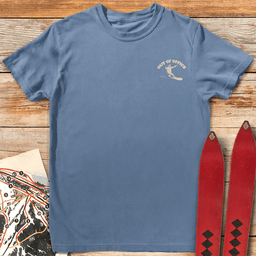 Out Of Office Snowboard Pocket T Shirt Gift For Snowboarder