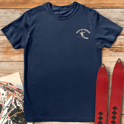 Out Of Office Snowboard Pocket T Shirt Gift For Snowboarder