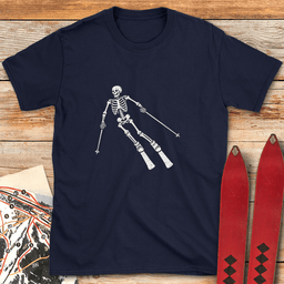 Dead Again Ski Turn T Shirt Gift For Skier