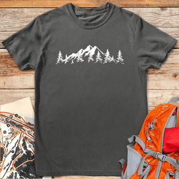 Mountain Horizon T Shirt Gift For Skier