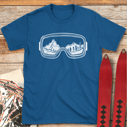 Gogglescape T Shirt Gift For Skier