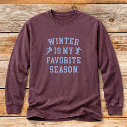 Favorite Season Ski T Shirt Gift For Skier