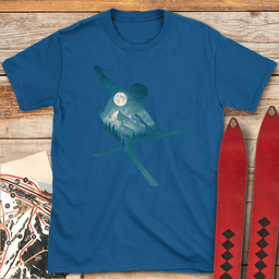 Mute Landscape T Shirt Gift For Skier