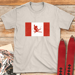 Canada Skis T Shirt Gift For Skier